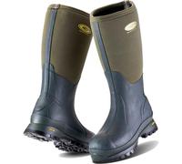 Grubs Snowline 8.5 Mens Insulated Wellingtons Field Country Boots Green Size 7-1