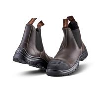 Grubs Tornado Safety Dealer Boot Mahogany - Size 8