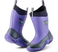 Muddies Icicle Neoprene Wellington Boots Grubs Boots Violet Infant 12
