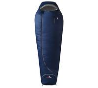 Grüezi Bag - Wolle Zero - Down sleeping bag size bis 185 cm Körpergröße, blue