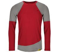 Grüezi Bag - Woodwool Longsleeve Mr. Picard - Merino shirt size L, red