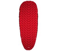 Grüezi Bag - Wool Mat Camping - Sleeping mat size 185 x 63 x 8 cm, red