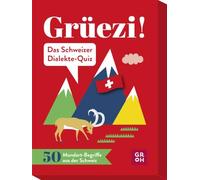Grüezi! Das Schweizer Dialekte-Quiz: 50 Mundart-Begriffe aus der Schweiz | Reisespiel, Andenken oder Mitbringsel