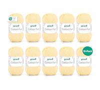 Gründl Cotton Fun Wool Cotton, pastellgelb, 27.00 x 11.00 x 07.00 cm