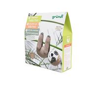 Gründl Crochet Set Sloth Fred 14 cm 6-Piece Set 100% Cotton Washable at 30°C Ideal for Creative Crafts