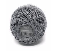 -Gründl Filet crochet yarn 10, 100 % cotton (mercerised, singed, combed), 50 g ball = 280 m, 20 amazing colours. 10 Hellgrau
