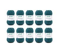 Gründl King Cotton 55% Polyacrylic & 45% Cotton 50g/78m Needle Size 6-7 10 x 50g