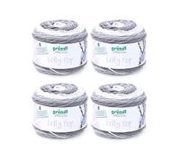 Gründl Hand Knitting Yarn, Acrylic, Silver Swirl, 4 x 150 g