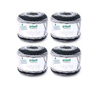 Gründl Hand Knitting Yarn, Acrylic, Black Pepper Swirl, 24 x 24 x 10 cm