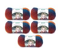 Gründl Pacific Lace Pack of 5, Passion Fruit 04, 5X 100g