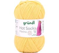 Gründl Sock Wool Hot Socks Merino Weight 50 g, Length 200 m, Needle Size 2.5-3, Washable, Ideal for Sweaters, Socks Colour 06