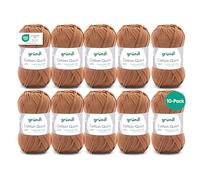 Gründl Value Pack Cotton Quick Yarn, Cotton, caramell, 29 x 12 x 7 cm