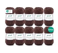 Gründl Value Pack Cotton Quick Yarn, Cotton, chocolate, 29 x 12 x 7 cm