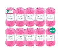 Gründl Value Pack Cotton Quick Yarn, Cotton, raspberry, 29 x 12 x 7 cm