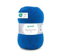 Gründl Wool Big Mamma Plain - XXL Wool for Knitting - Knitting Yarn - Soft and Skin Friendly - 100% Polyacrylic - 1 Ball 400 g / 1040 m - Needle Size 3.5-4.5 - Jeans