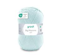 Gründl Wool Big Mamma Plain - XXL Wool for Knitting - Knitting Yarn - Soft and Skin Friendly - 100% Polyacrylic - 1 Ball 400 g / 1040 m - Needle Size 3.5-4.5 - Mint