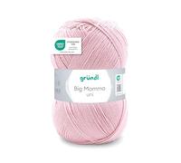 Gründl Wool Big Mamma Plain - XXL Wool for Knitting - Knitting Yarn - Soft and Skin Friendly - 100% Polyacrylic - 1 Ball 400 g / 1040 m - Needle Size 3.5-4.5 - Pink