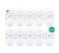 Gründl Value Pack Cotton Quick Yarn, Cotton, White, 29 x 12 x 7 cm