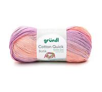 Gründl Yarn, Cotton, Cream-Pink-Purple-Lilac, ca. 260 m