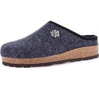 GRÜNLAND SARA - Women's Winter Slippers in Recycled Wool, Warm and Breathable, Alpine Style, Cork and Natural Felt Insole
