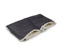 GRÜNSPECHT Pram Muff, Hand Muff Made of 100% Cotton (kbA), Impregnated Exterior, Waterproof, Windproof, Universal Size, with 10 Disposable Heat Pads with Compostable Filling (382-V1)