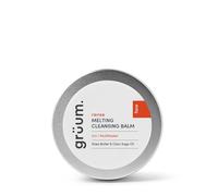 grüum 3-in-1 Melting Cleansing Balm 100ml - Makeup Remover Balm & Face Cleanser for Women - Cleansing Butter with Skin-Loving Shea Butter, Coconut Oil, Clary Sage & Eucalyptus - Vegan & Plastic-Free