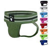 Gruff Pup Quarterback Jockstrap, Army Green, L