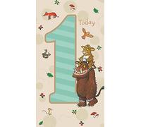 Gruffalo 1st Birthday Card, Childrens Birthday Card For 1st Birthday Celebration, Gruffalo Card For Kids, Officially Licensed Birthday Card