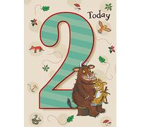 Gruffalo 2nd Birthday Card, Childrens Birthday Card For 2nd Birthday Celebration, Gruffalo Card For Kids, Officially Licensed Birthday Card
