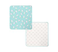 Gruffalo Baby Blanket Reversible Blue White Jersey My First Throw 70cm x 75cm