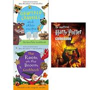 Gruffalo crumble and other recipes [hardcover], room on the broom [hardcover], unofficial harry potter cookbook 3 books collection set
