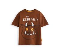 Gruffalo & Friends Short Sleeved T-Shirt (Kids Brown) in Brown | Size: 4-5 Years Gruffalo & Friends Brown 4-5 Years