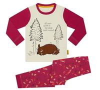 Gruffalo Girls/Unisex 100% Cotton Long Pyjama Set - 4-5 Years 110cm Raspberry