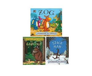 Gruffalo Gruffalo, Zog And Stick Man Books By Julia Donaldson One Colour
