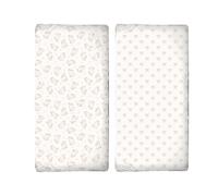 Gruffalo My First Fitted Bed Sheets for Toddler Junior Cot Bed Cream 2 Pack