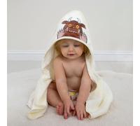 Character World Official Gruffalo Hooded Baby Towel Cream Hooded Bath Towels for Babies, Toddlers and Kids Towel with Hood for Boys and Girl 75 x 75cm