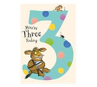 Gruffalo Official Birthday Card, Age 3, 3rd Birthday