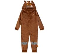 Gruffalo Onesie | Boys Brown Hooded Onesie With 3D Ears | Kids Gruffalo Pyjamas | 5-6 Years