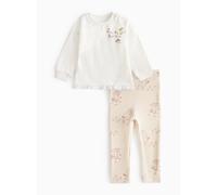 Gruffalo Printed Cream Frill Top & Ribbed Leggings Up to 3 mths