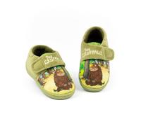 Gruffalo The Boys Slippers | Kids Green Graphic Footwear with Adjustable Strap | Storybook Loungewear Merchandise | Slip On House Shoes | Nightwear Apparel Gift for Children & Toddlers