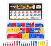 Gruiqrd Electrical Wire Connectors Insulated Crimp Terminal Kit,200PCS