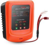 Gruiqrd Lipo LiFe Battery Charger for 2S 3S (7.4V,11.1V) and NIMH 1-8S (1.2-9.6V) Batteries - Balance Charger for RC Car, Drone, Boat, Toy With Standard/Deans Connector