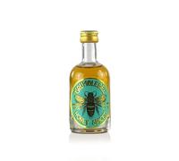 Grumblebee Honey Spiced Rum 5cl Miniature. Perfect for Birthdays, Anniversaries, Wedding Favours, Thank you gifts. Created by Courtney's Drinks from Devon.