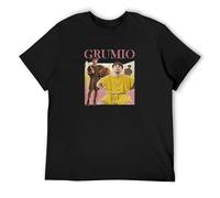 Grumio Plebs Roman Comedy Marcus Aurelius Gifts Tele Comedy Men T-Shirt Printed Camiseta Black Tee Top XL