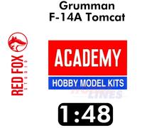Grumman F-14A Tomcat for 1:48 Academy kit Red Fox Studio RFSQS-48097