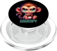 Grumpy Baby Monkey Cartoon PopSockets PopGrip for MagSafe
