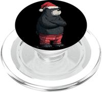 Grumpy Bear Costume in Christmas Look PopSockets PopGrip for MagSafe