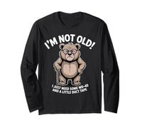 Grumpy Bear I’m Not Old Just Need WD-40 and Duct Tape Long Sleeve T-Shirt