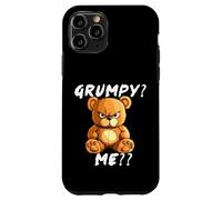 Grumpy Bear Sarcastic Face - Funny angry teddy Case for iPhone 11 Pro
