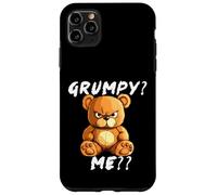 Grumpy Bear Sarcastic Face - Funny angry teddy Case for iPhone 11 Pro Max